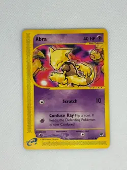 Abra - Pokemon Expedition 93/165 Common Vintage Pokemon TCG - Image 1