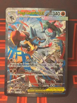 Pokemon Mega Lucario ex - 179/132 - ME01: Mega Evolution (MEG) SIR Pack Fresh - Image 5