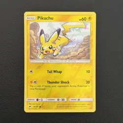 Pokemon TCG Pikachu Burning Shadows 40/147 Common Reverse Holo - NM - Image 1