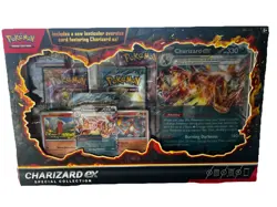 pokemon Charizard EX Special Collection + (2) Stellar Crown Booster packs - Image 2
