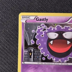 Pokemon TCG XY - Black Star Promo - Gastly #XY132 - Cosmos Promo Holo NM - Image 5