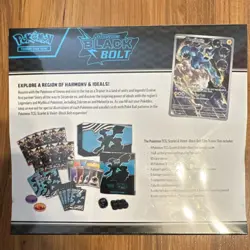 Pokemon Elite Trainer Box Scarlet & Violet Black Bolt Zekrom Thundurus - Image 2
