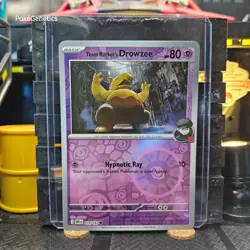 Team Rocket's Drowzee Destined Rivals Reverse Holo Pokemon TCG 079/182 SV10 - Image 1