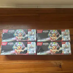 Lot Of 4 - Pokemon Prismatic Evolutions Surprise Box + Booster Bundle - Image 1