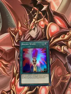 Yugioh! Bound Wand - GAOV-EN051 - Super Rare - 1st Edition - Image 1