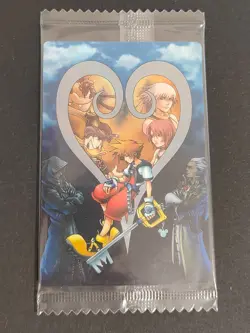 Kingdom Hearts Wafer card Visual Sealed 1st 2019 Riku Kairi wafer Japanese eb212 - Image 1