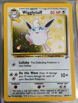Wigglytuff 19/130 2nd Base Set Holo Pokemon Card - Image 1