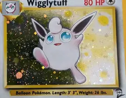 Wigglytuff 19/130 2nd Base Set Holo Pokemon Card - Image 2