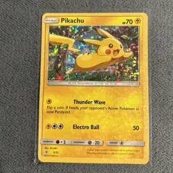 Pokemon TCG - Pikachu - McDonald's 2017 Promo Card 5/12 HP - Image 1