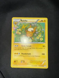 Raichu RC9/RC32 NM XY Generations Radiant Collection NM Pokemon TCG Card - Image 1