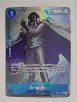 One Piece: The Azures Sea's Seven *SENGOKU* Alt Full Art OP07-046 R Holo Card SP - Image 1