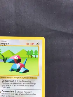 Pokemon Cards: Base Set 1st Edition Uncommon: Porygon 39/102 - Image 3