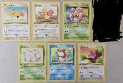 Vintage Pokemon TCG Jungle 1st Edition WoTC Lot - 6 Cards - Image 1