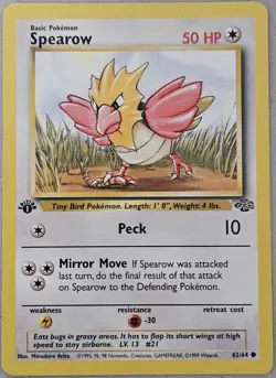 Vintage Pokemon TCG Jungle 1st Edition WoTC Lot - 6 Cards - Image 4