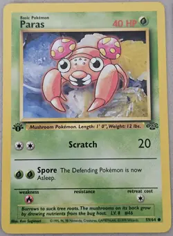 Vintage Pokemon TCG Jungle 1st Edition WoTC Lot - 6 Cards - Image 5
