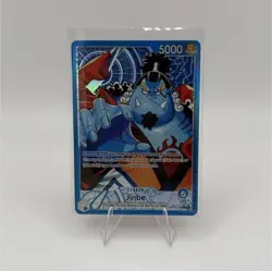 One Piece CCG Jinbe Leader Foil OP14-040 5000 Power Card Alt Art - Image 1