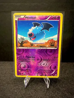 Woobat 64/113 BW Legendary Treasures Reverse Holo Pokemon TCG Card LP - Image 1