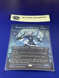 Mm'menon, the Right Hand #0290 Borderless (Foil) EOE Edge of Eternities MTG Card - Image 1