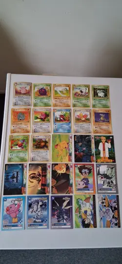 jungle pokemon cards Japanese Clefable Holo Digimon Dragon Ball Z - Image 1