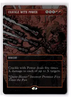 Crackle with Power (Textured Foil) 71 Outlaws of Thunder Junction: Breaking News - Image 1