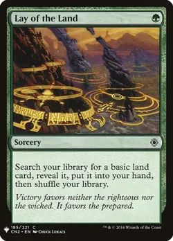 Lay of the Land 185 PLST CN2 MTG Sorcery 2016 Common Green Lukacs - Image 1