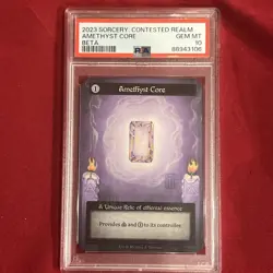 2023 SORCERY: CONTESTED REALM AMETHYST CORE BETA PSA 10 - Image 2