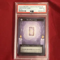 2023 SORCERY: CONTESTED REALM AMETHYST CORE BETA PSA 10 - Image 4