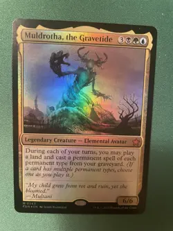 2024 Muldrotha, the Gravetide 243 Foundations NM FOIL - Image 1
