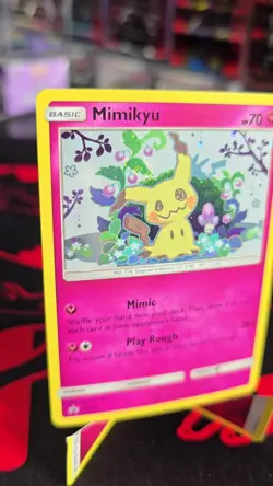 Mimikyu SM163 Pokemon Black Star Promo Holo NM or Better - Image 2