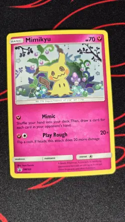 Mimikyu SM163 Pokemon Black Star Promo Holo NM or Better - Image 3