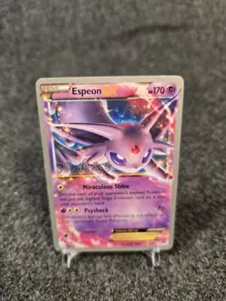 Pokemon TCG Espeon EX Card 52/122 MP Condition 2017 Kabu Fukase WC - Image 1