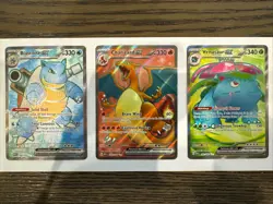 Pokemon 151 Full Art Ultra Rare Charizard Ex Blastoise Ex Venusaur Ex ALL MINT - Image 1