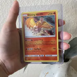 Pokemon Shining Ho-Oh SM70 Promo Holo Basic 130 HP Card Stock Card TCG - Image 4