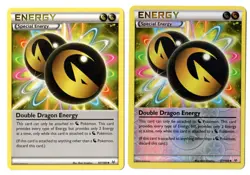 Pokemon EN Roaring Skies Double Dragon Energy Reverse Holo + Non-Holo 97/108 LP - Image 1