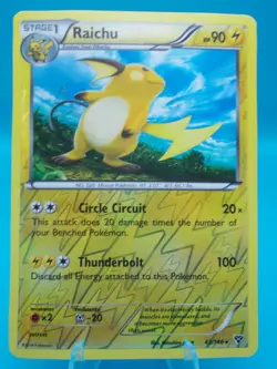 Raichu 43/146 XY Pokemon TCG Reverse Holo Lightly Played - Image 1