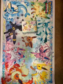 Pokemon Prismatic Evolutions Super Premium Collection SPC Playmat New - Image 1