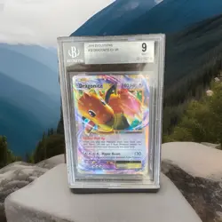 2016 Pokemon XY Evolutions Dragonite EX Holo 72/108 BGS 9 - Image 1