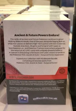 Pokemon TCG Scarlet and Violet Temporal Forces Booster Bundle 6 Packs SEALED - Image 2