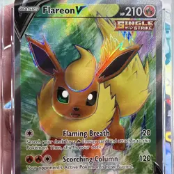 Flareon V Ultra Rare CGC 10 GEM Pokemon (2021) Evolving Skies #169/203 - Image 5