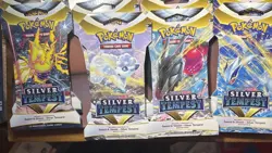 8x Pokemon Silver Tempest Sleeved Booster Packs - Complete Art Set X2 820650870927 - Image 1