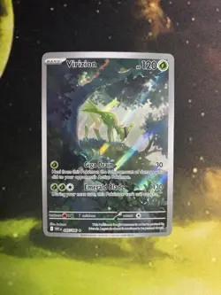 Virizion 095/086 White Flare Illustration Rare Pokemon 2025 NM - Image 1