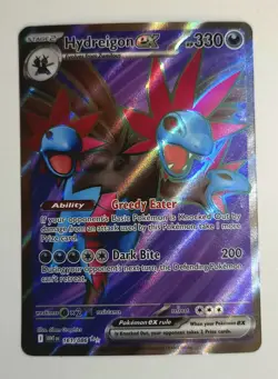 HYDREIGON EX - #161/086 - SV: White Flare Pokemon TCG Full Art Ultra Rare NM - Image 1