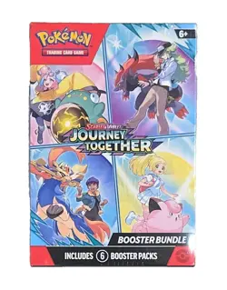 Pokemon TCG Journey Together Booster Bundle SEALED - 6 Booster Packs - Image 1