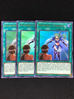 YUGIOH VALKYRIE’S EMBRACE DANE-EN089 1ST ULTRA X3 NM - Image 1