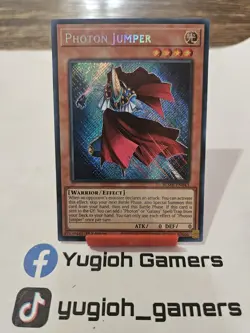 Yu-Gi-Oh Photon Jumper BLMR 1st Edition Secret Rare Light Played - Image 1