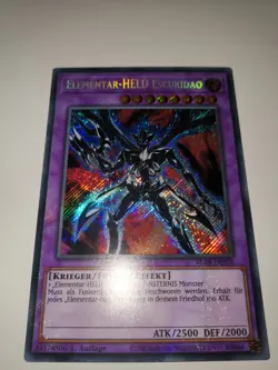 Yu-Gi-Oh! BLAR-DE056. Elementar-HELD Escuridao (Secret Rare, 1. Auflage) - Image 1