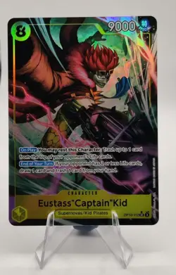 One Piece EN OP10-112 Eustass Captain Kid SR NM-MT - Image 1
