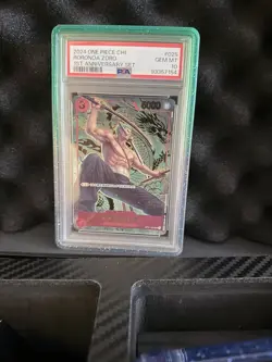 2024 One Piece Chinese 1st Anniversary Set Roronoa Zoro #OP01-025 PSA 10 - Image 1