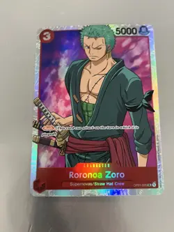 Roronoa Zoro OP01-025 SR English Romance Dawn - One Piece Card - Image 1