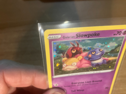 Slowpoke Holo SWSH126 Cosmos SWIRL Black Star Promo Pokemon Card 2021 Mint/NM - Image 2